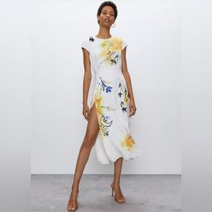 NWT - Babaton Hamptons dress with slit and back cut-out detail - Size 2